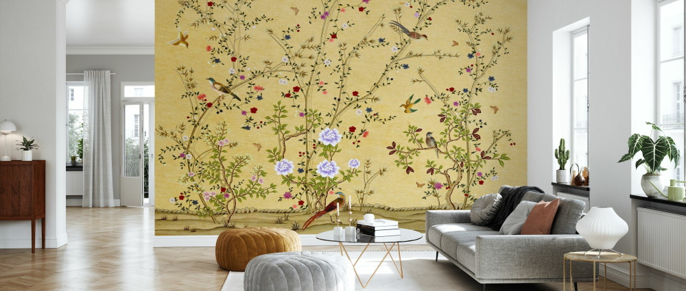 Mural - Birds On Branches (Per Sqm)