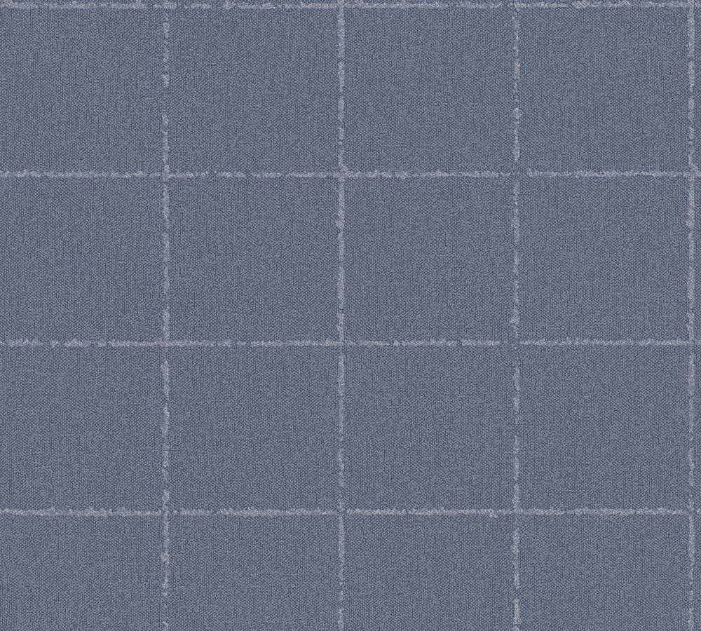 Check Lines - Grey / Blue