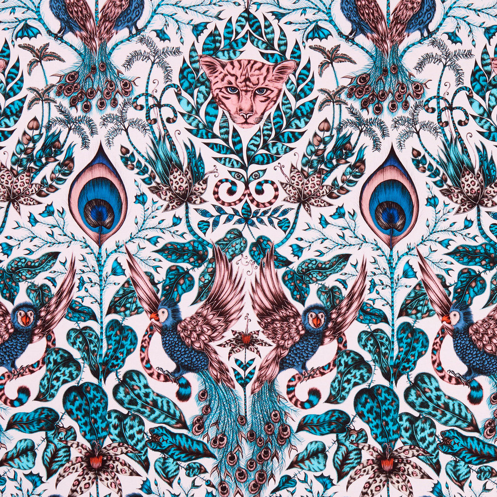 Clarke and Clarke Amazon Pink Wallpaper Emma J Shipley
