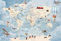 Mural - Animals Home Map (Per Sqm)
