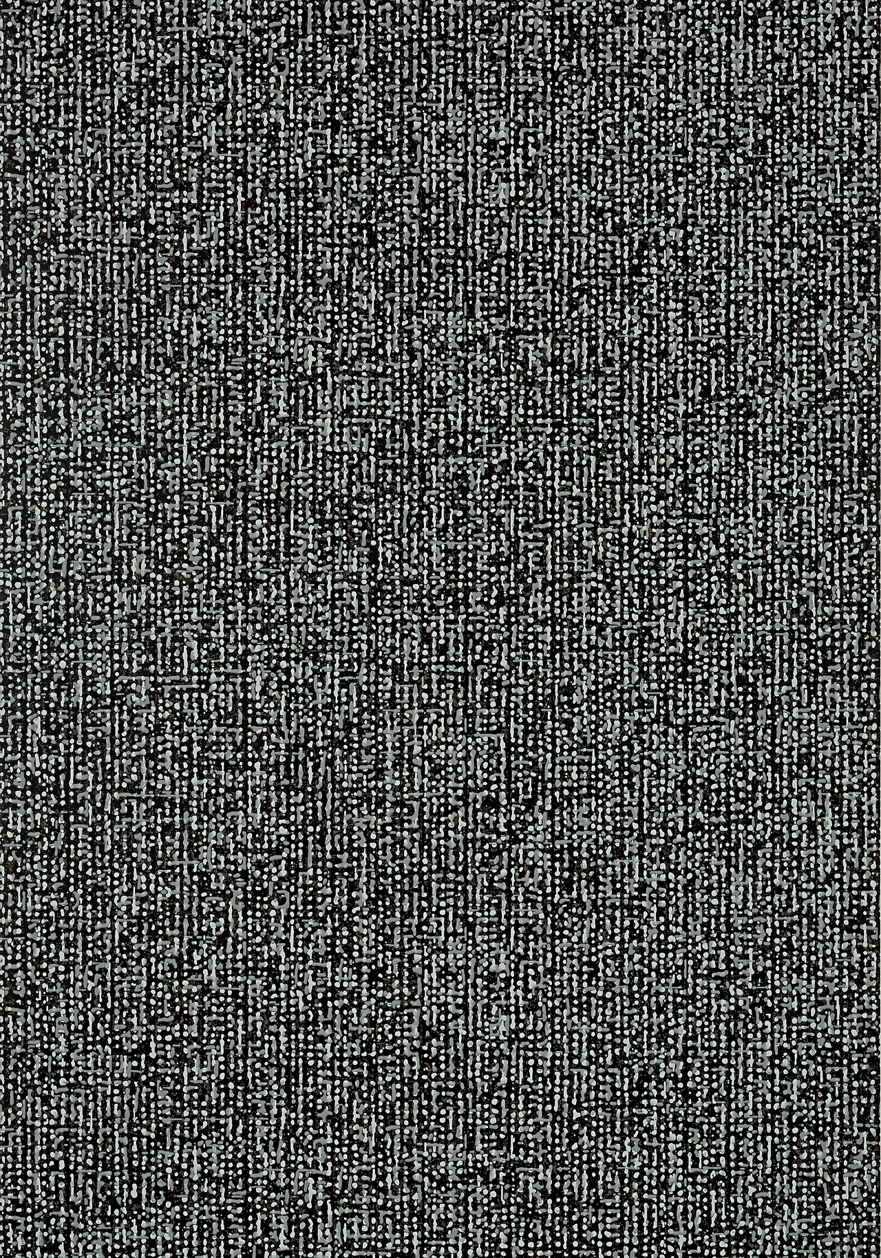 Plain Modern Speckled Black Non Woven Wallpaper | Anna French Tipton