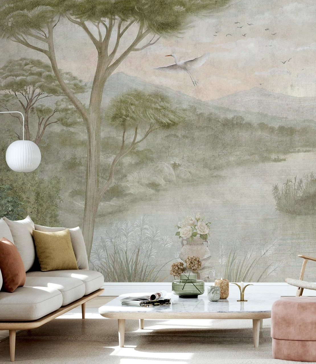 Wallpaper mural trees landscape  Film and Furniture