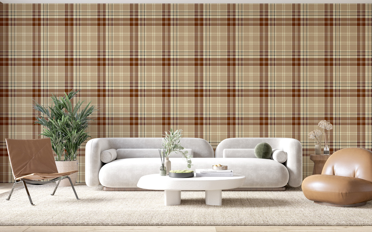 Chesterfield Plaid Wallpaper - Mindthegap