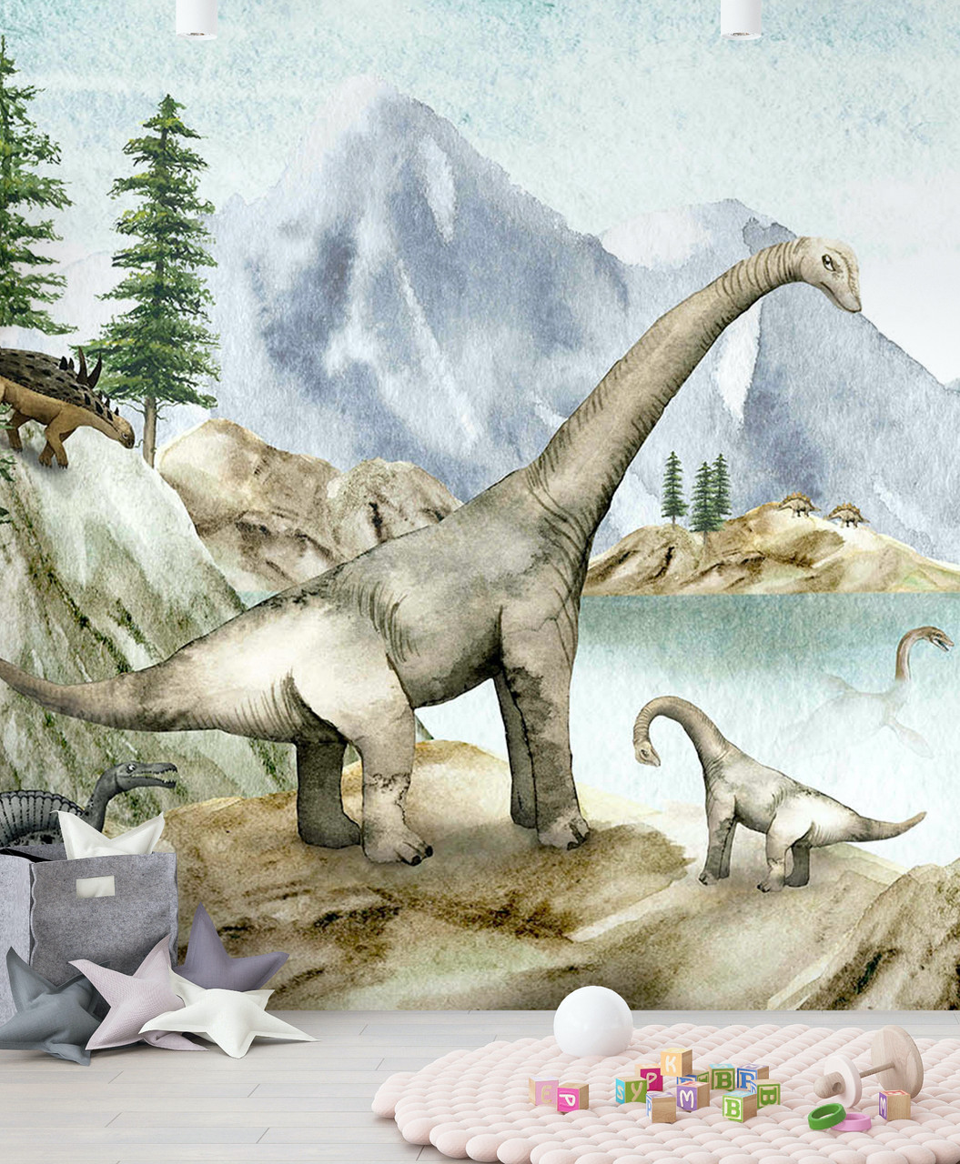 Dinosaur Wallpaper Mural - Limited Abode