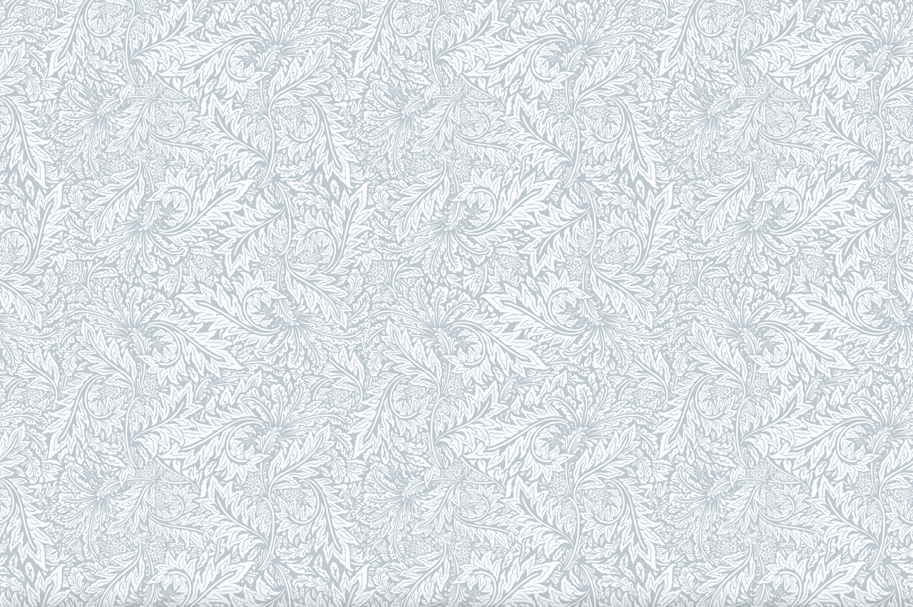 Large Scale Leaves Blue Mural Wallpaper Bloomery Decor Wabi