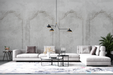 Classic Ornament Wall Panelling Concrete Rustic Mural