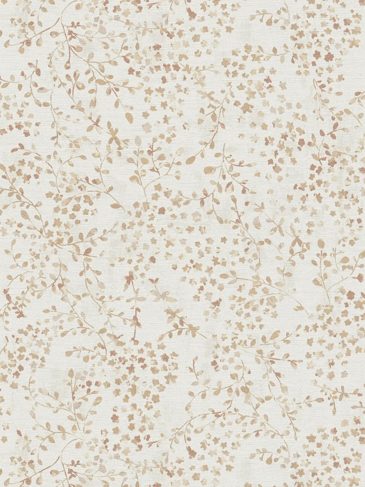 Small Scale Watercolour Leaves Neutral Wallpaper | AS Creation Viand