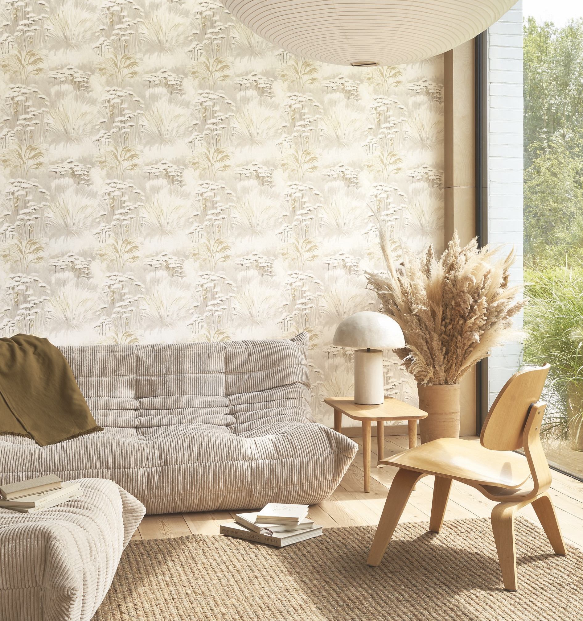 Majestic Grasses Neutral Beige Cream Textured Vinyl Wallpaper Majestic Grasses Neutral Beige Cream Textured Vinyl Wallpaper
