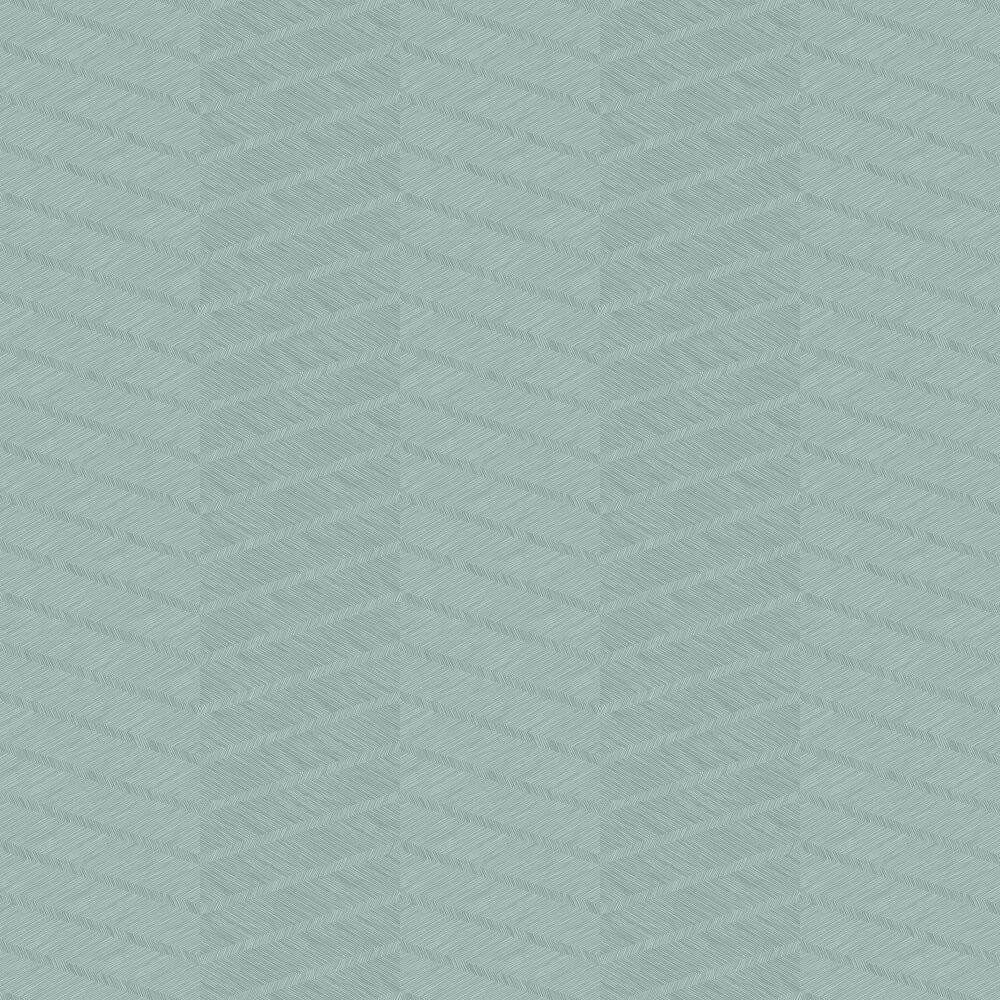 Dramatic Linear Geometric Aqua Aspen 