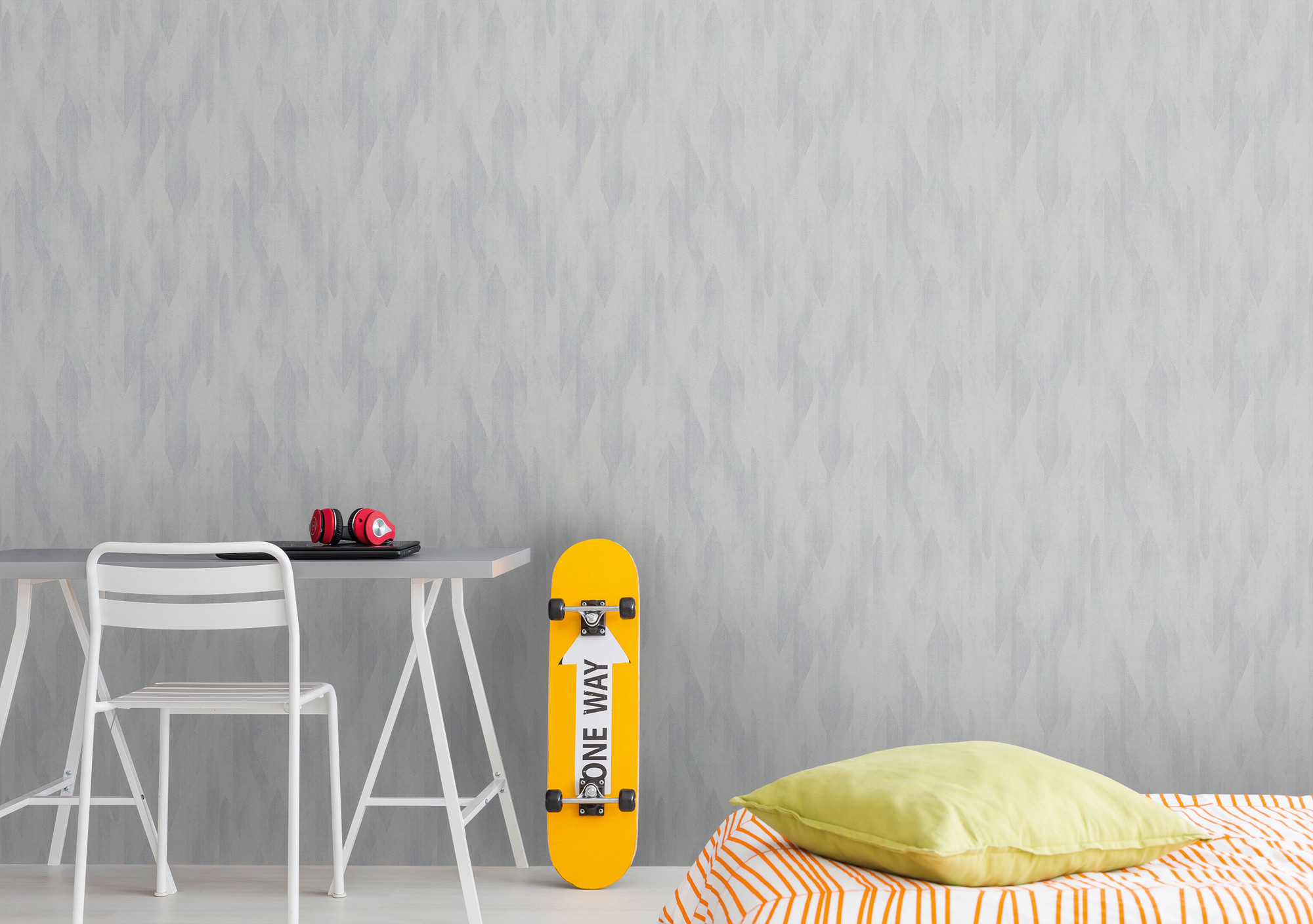 Abstract Pastel Diamond Effect Grey Non Woven Wallpaper | AS Creation