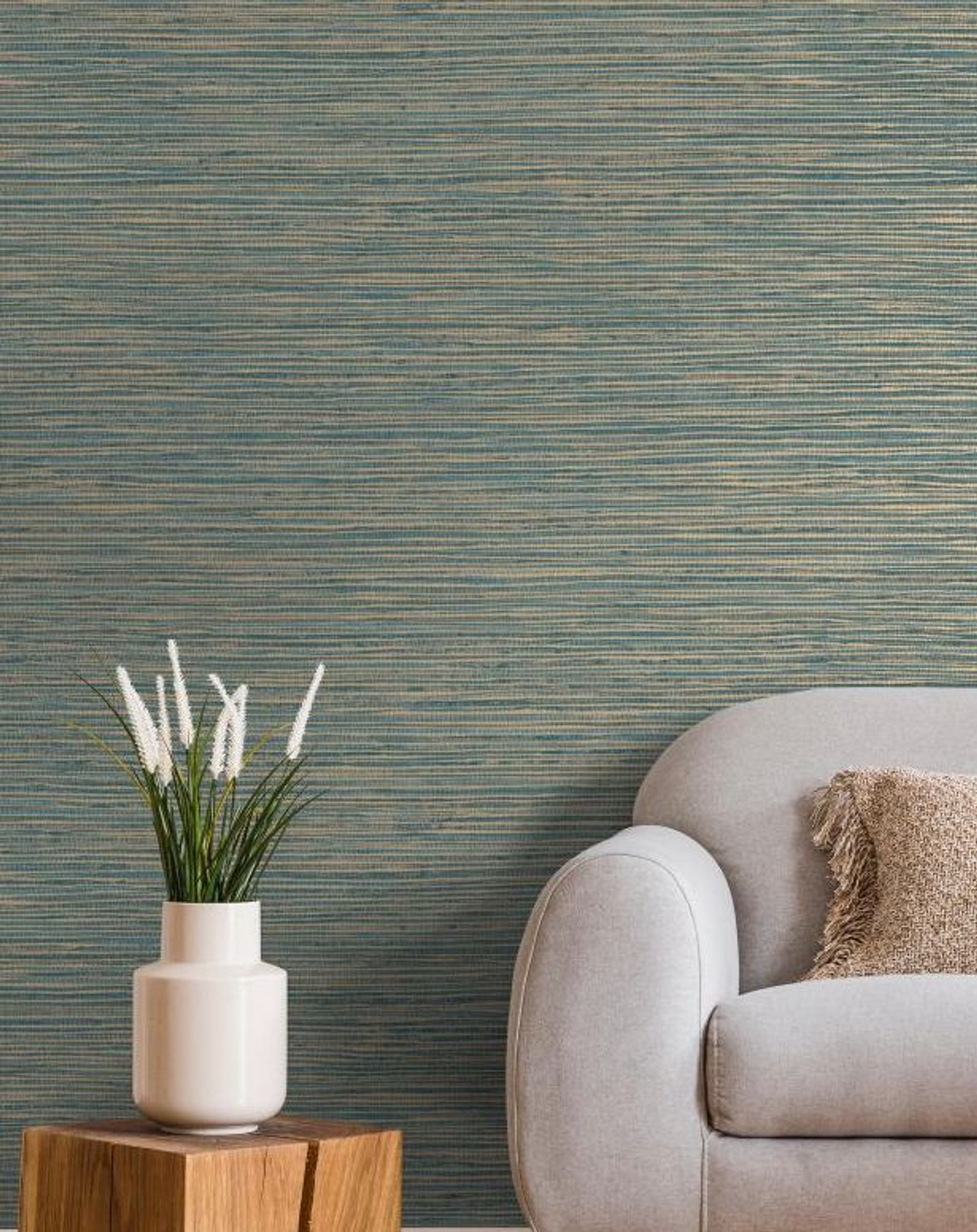 Grasscloth Removable Wallpaper  Organics  Casart Coverings