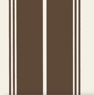 Classic Striped Chocolate Brown Wallpaper Thibaut Norfolk Stripe
