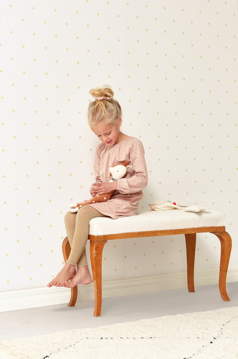 Holly - White / Gold Holly - White / Gold