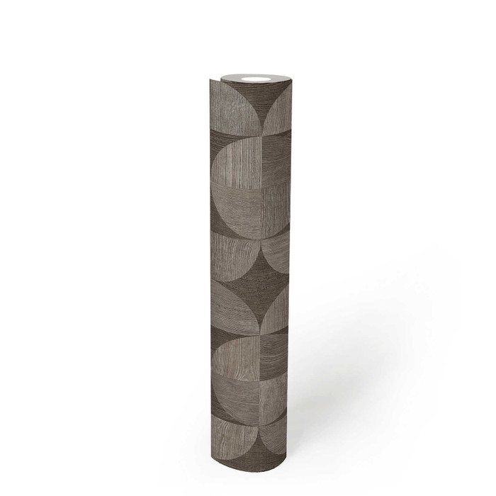 Wood Geo - Dark Grey