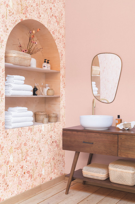 Vinyl Linen - Soft Pink