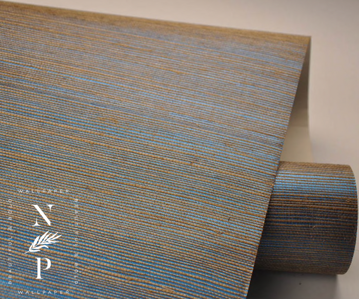 Riverdale Sisal - Metallic Blue / Natural