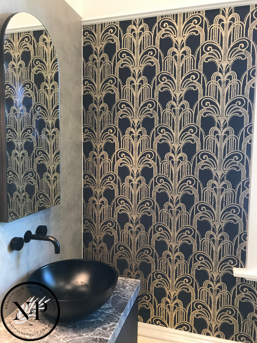 LONDON ART DECO JUNGLE WALLPAPER