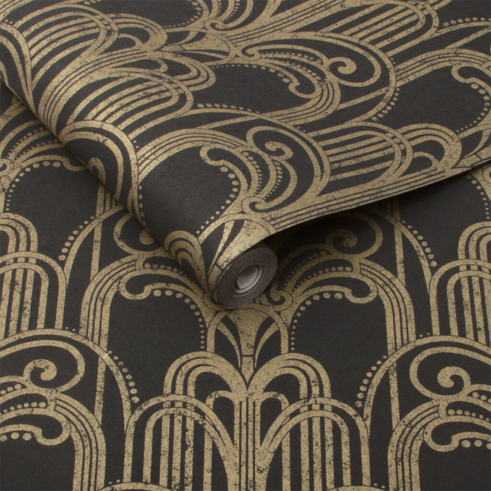 Art Deco - Black / Gold