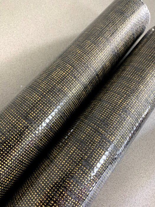 Arance Paper Weave - Black / Gold