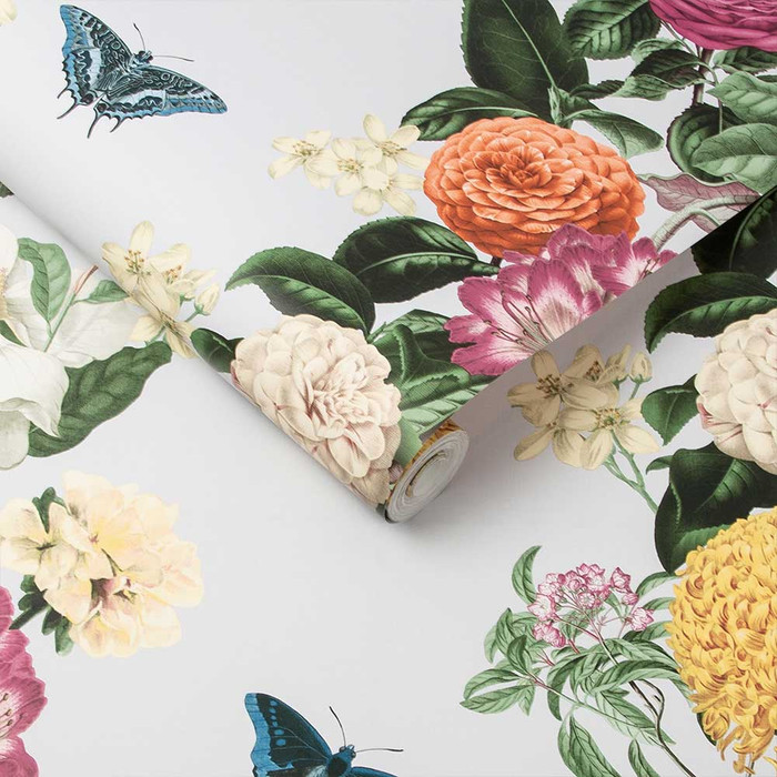 Bloomsbury Wallpaper - White