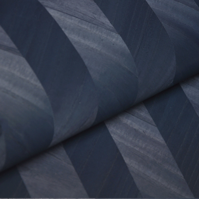 Chevron Veneer - Navy Blue