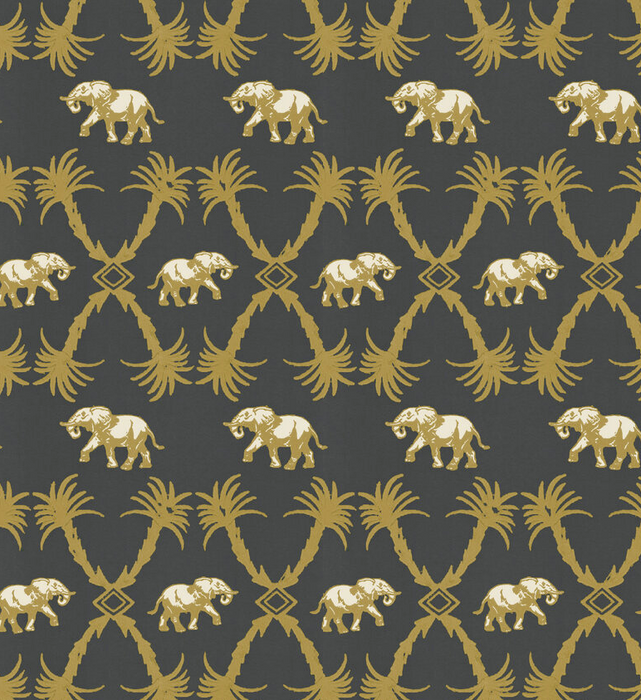 Elephant Palm - Gunmetal / Gold