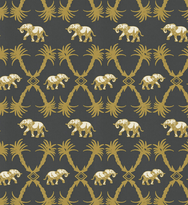 Elephant Palm - Gunmetal / Gold
