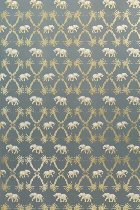 Elephant Palm - Gunmetal / Gold