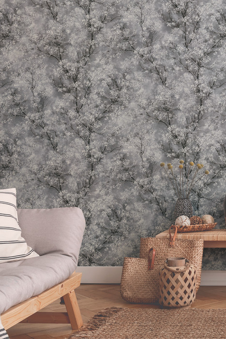 Chinoiserie Tree - Dark Grey