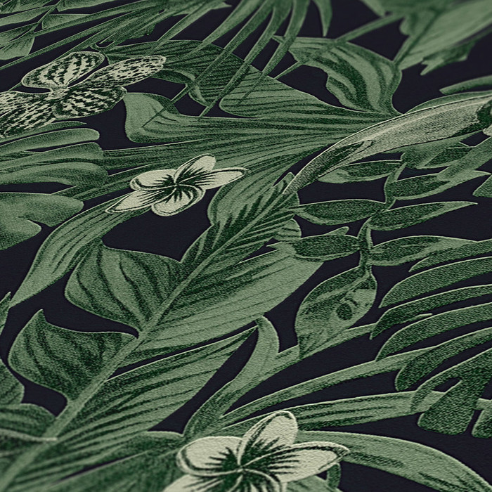 Jungle Birds - Green / Black