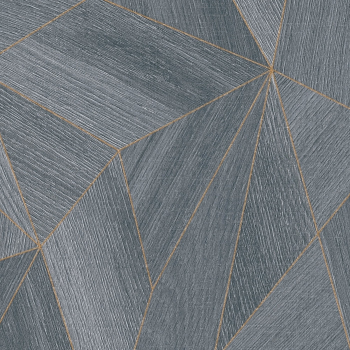 Wood Puzzle - Dark Grey / Gold