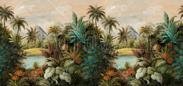 Mural - Divine Botanic (Per Sqm)