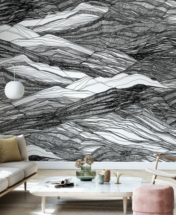 Mural - Duna Large Monochrome (Per Sqm)