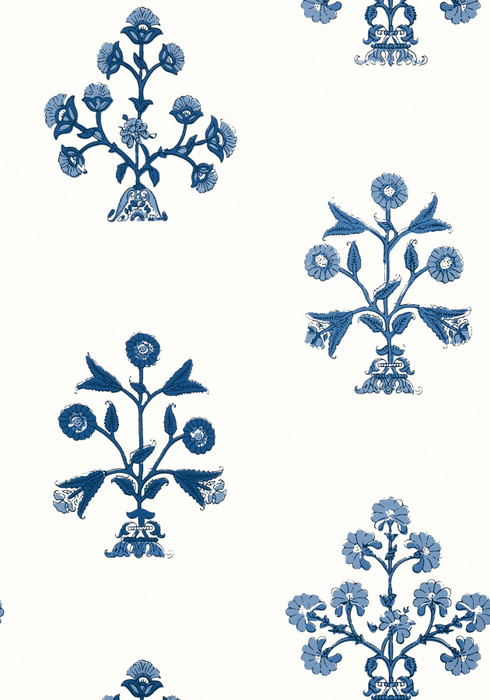 Indian Flower - Blue