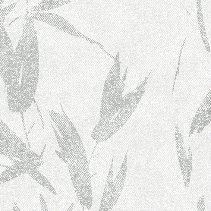 Bamboo Leaf - Off White / Grey