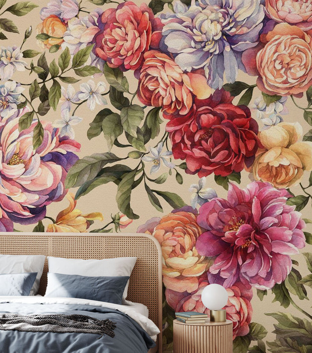 Mural - Floralia Sand (Per Sqm)