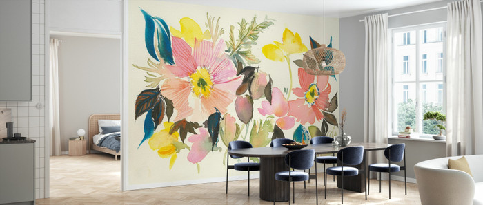 Mural - Pastel Garden (Per Sqm)