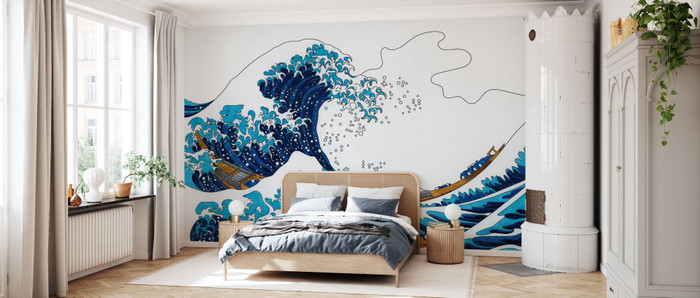 Mural - Great Wave Of Kanagawa (Per Sqm)