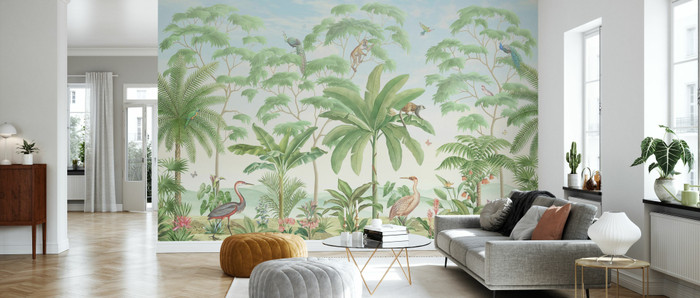 Mural - Monkey Tropical Eden (Per Sqm)