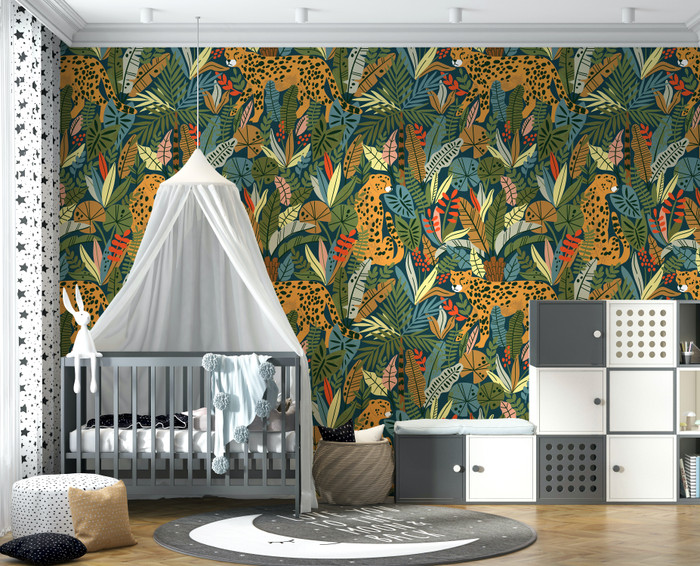 Mural - Cheetah Khaki Multi (Per Sqm)