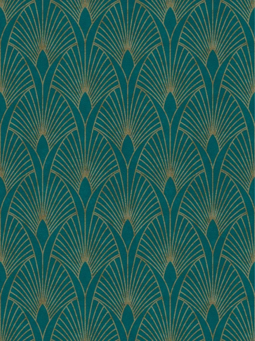 Baroque Deco - Teal