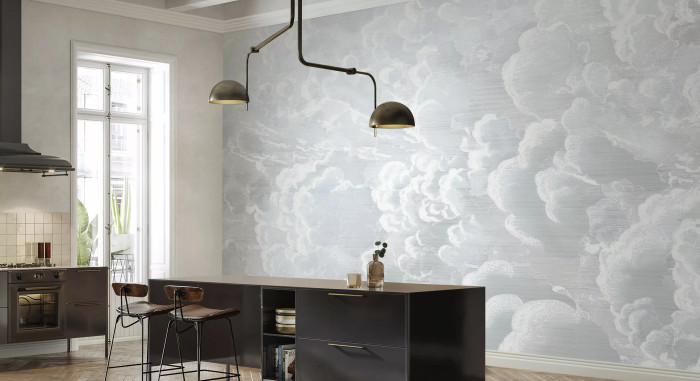 Mural - Cradled In Clouds Blue II (Per Sqm)