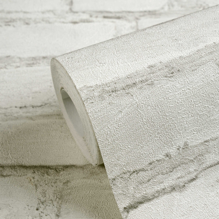 North Brick - Grey / White
