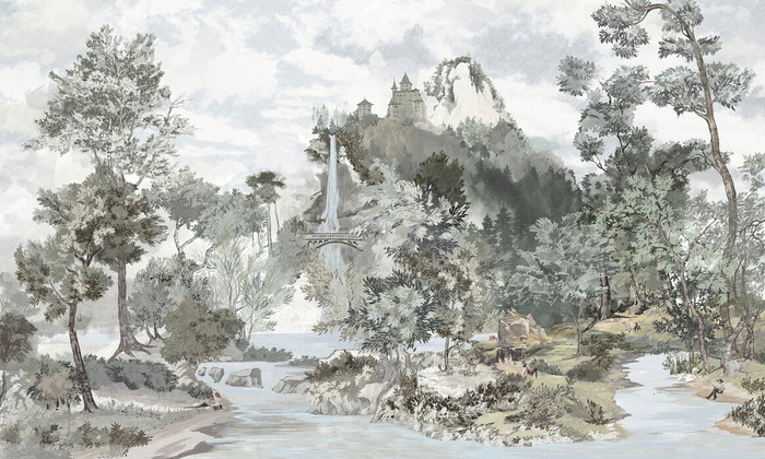 Mural - Fairytale Scenery (Per Sqm)