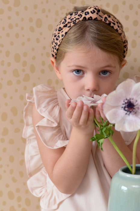 Animal Dots - Dusty Peach Animal Dots - Dusty Peach