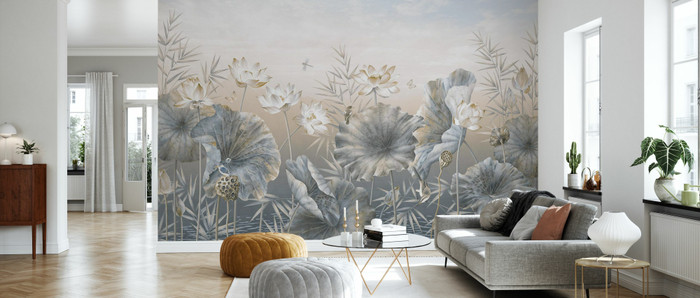 Mural - Doux Vegetation Sepia (Per Sqm)