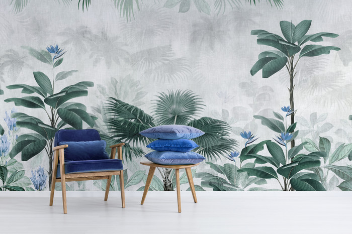 Mural - Botanical Bliss Bluebell (Per Sqm)