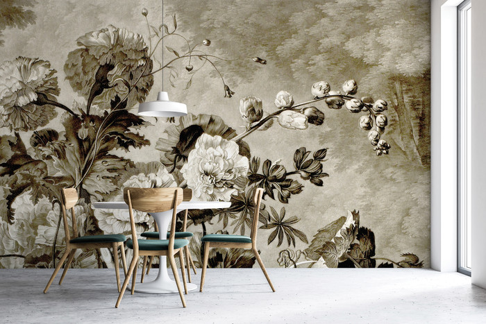 Mural - Still Life Sepia (Per Sqm)