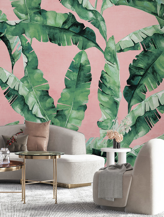 Mural - Bananarama Coral (Per Sqm)