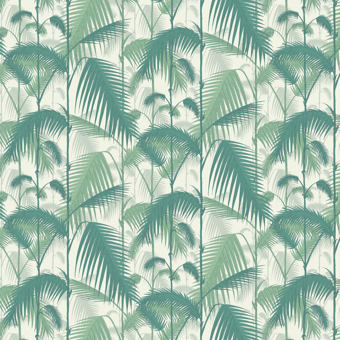 Palm Jungle - Emerald Green